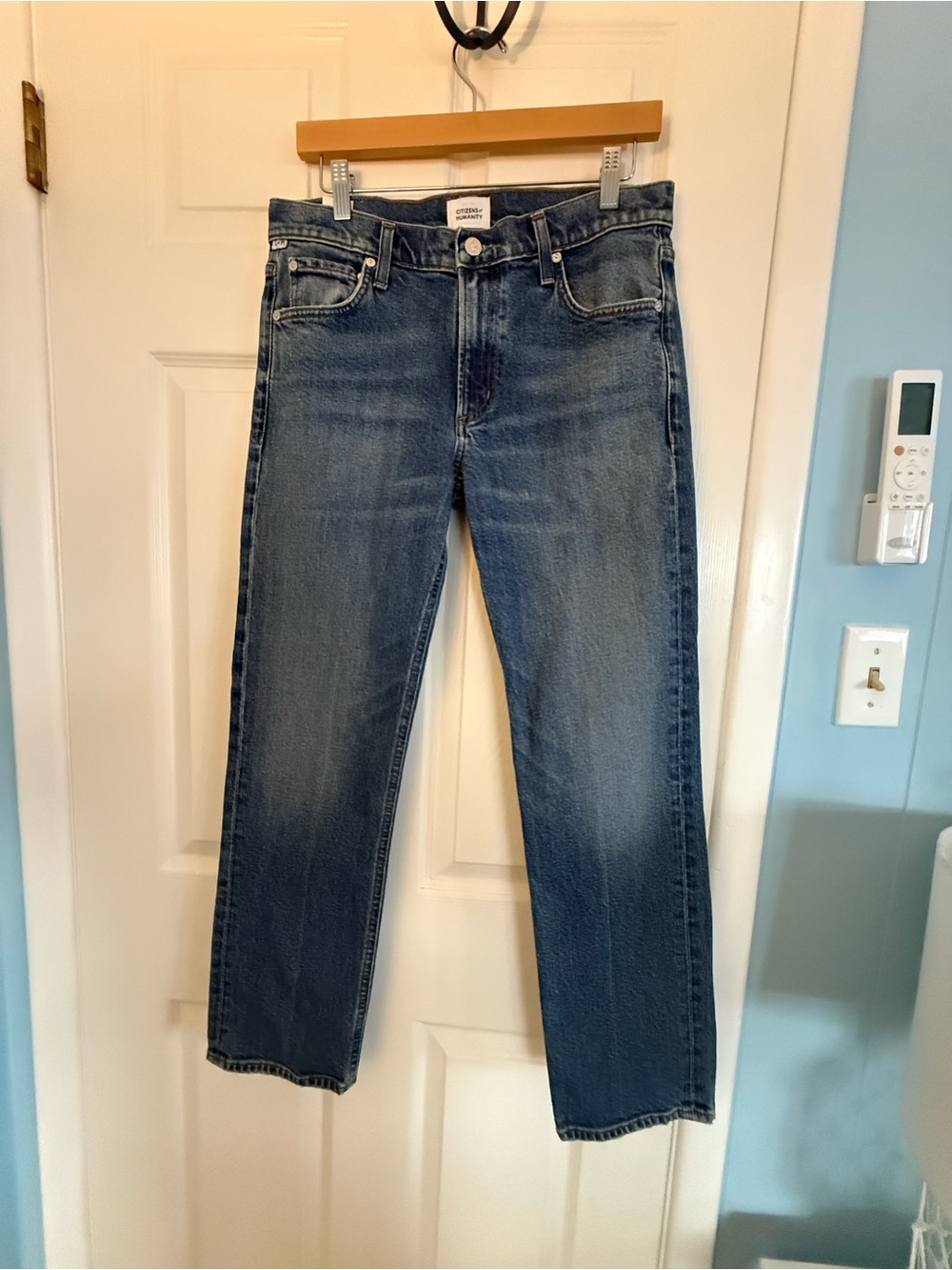 Citizens Of Humanity Anissa Low Rise Straight Jeans  CRUISE Size 27 NEW Sample